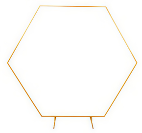 Iron hexagon arch