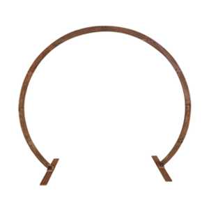 Semi circle wood arch