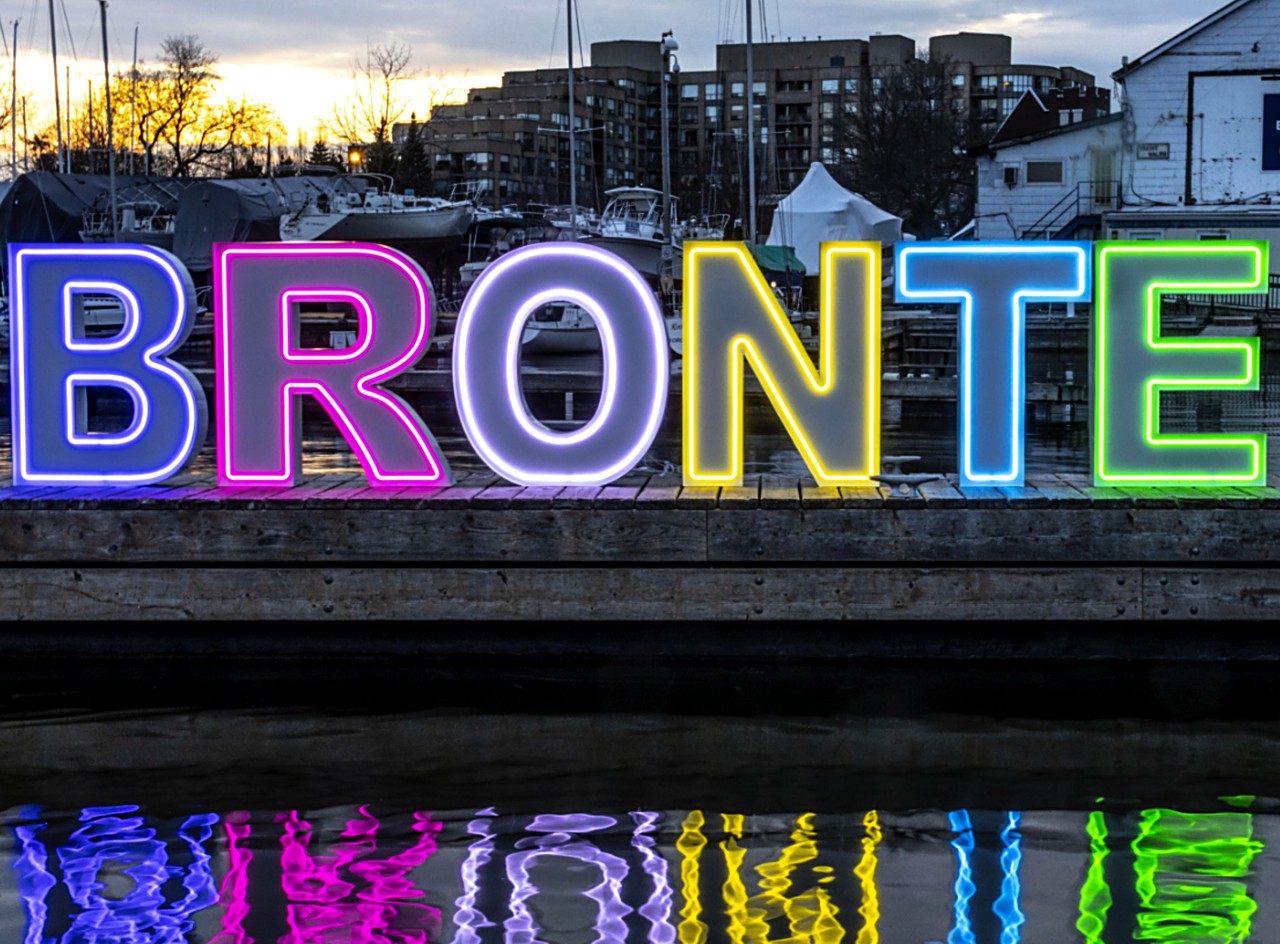 Illuminated RGB marquee letters for event rental in Toronto